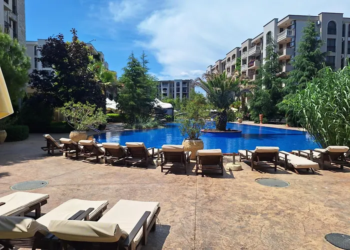 3 With Poolview In Cascadas Appartamento Sunny Beach